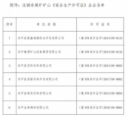 潍坊非煤矿安全生产许可证（潍坊非煤矿安全生产许可证办理）-图3