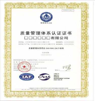 包含六安iso9001认证培训机构的词条-图2