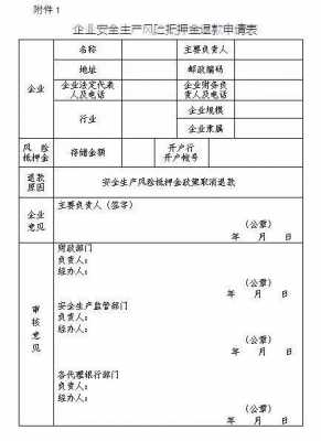 安全生产许可证发还申请表（安全生产许可证发还申请表怎么写）-图1