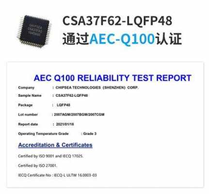 AEC-Q200认证资质（aecq100认证等级）