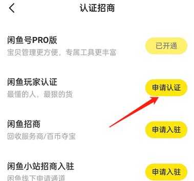 闲鱼资质认证在哪（咸鱼资质认证）