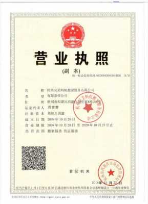 杭州营业执照图标（杭州营业执照查询系统）